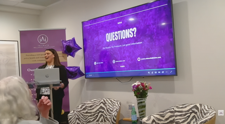 Annie presenting at our Is It Normal Event